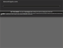 Tablet Screenshot of dancetrippin.com